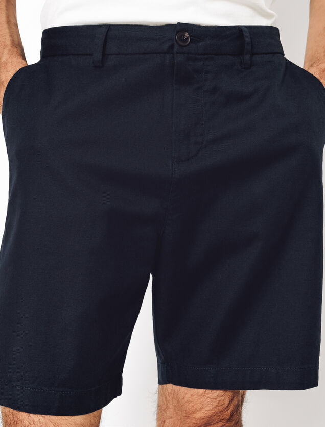 Bermuda en coton lin