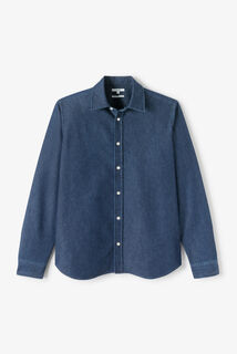 Regular fit denim hemd