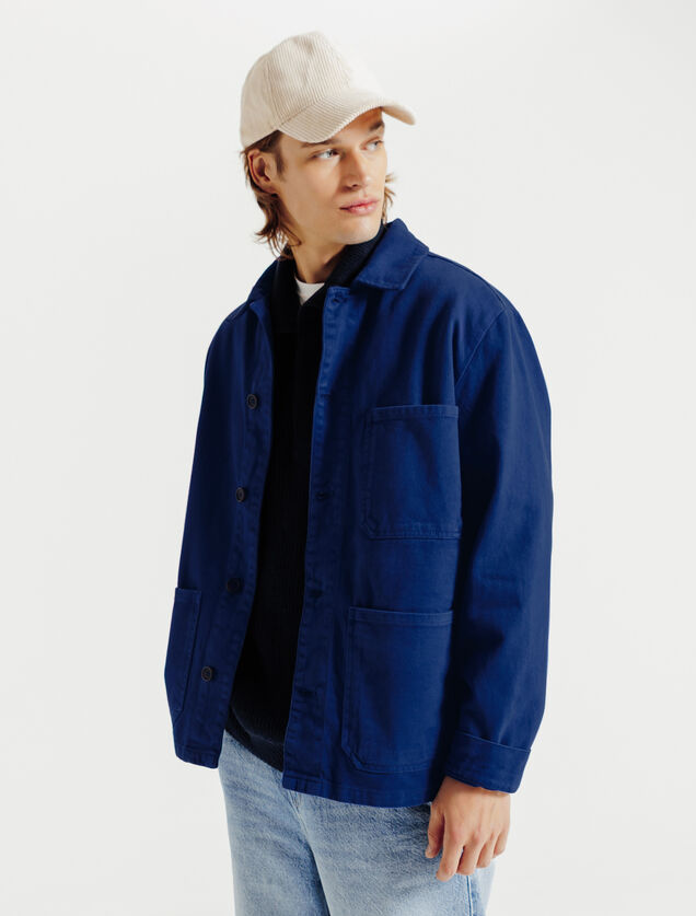 Vest met hemdskraag en knopen