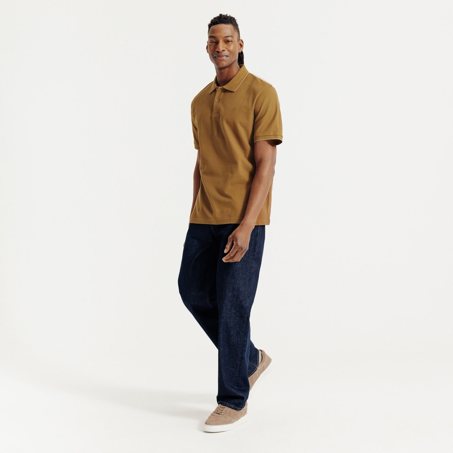 "Le Parfait by Jules" effen polo korte mouwen 