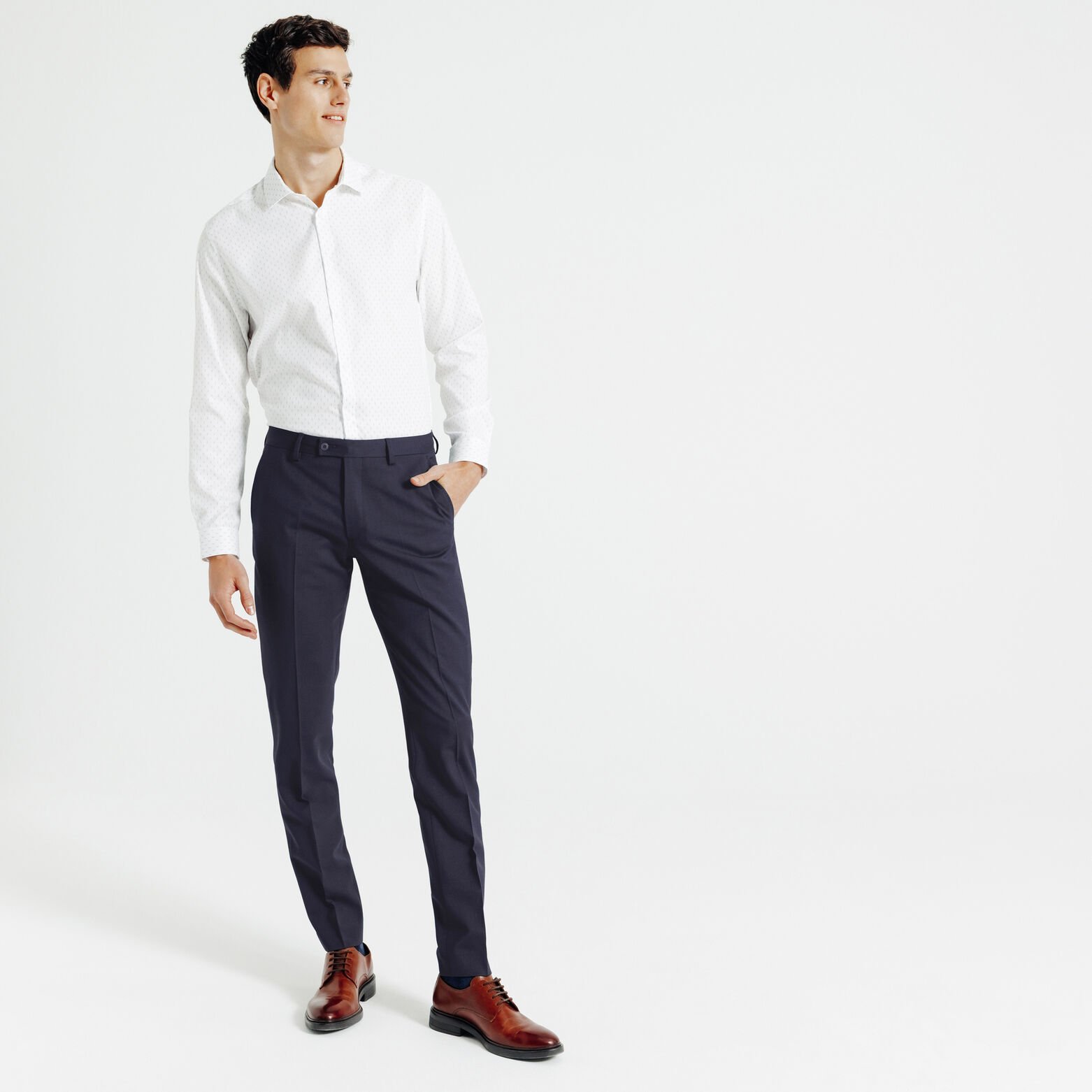 Pantalon de costume slim bi-stretch