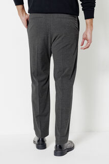 Pantalon large à plis flanelle