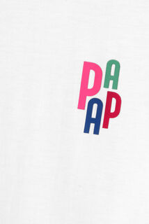 T-shirt voor Vaderdag met print voor- en achteraan