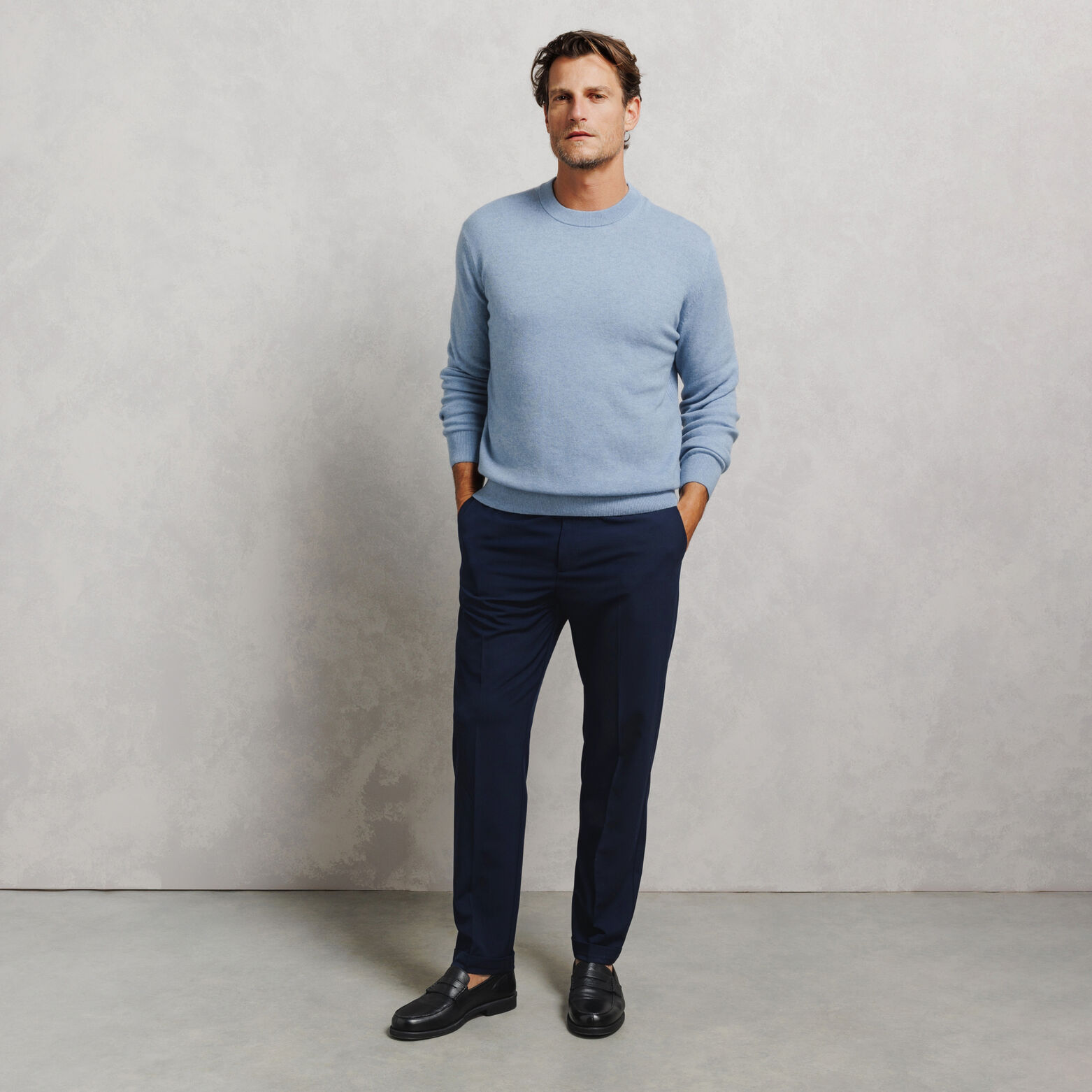 Pantalon tapered taille &eacute;lastiqu&eacute;e