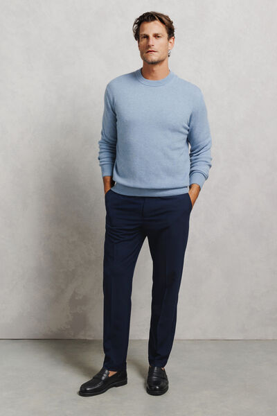 Pantalon tapered taille &eacute;lastiqu&eacute;e