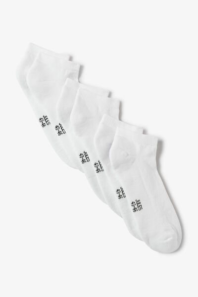 Lot de 3 paires de chaussettes unies basses