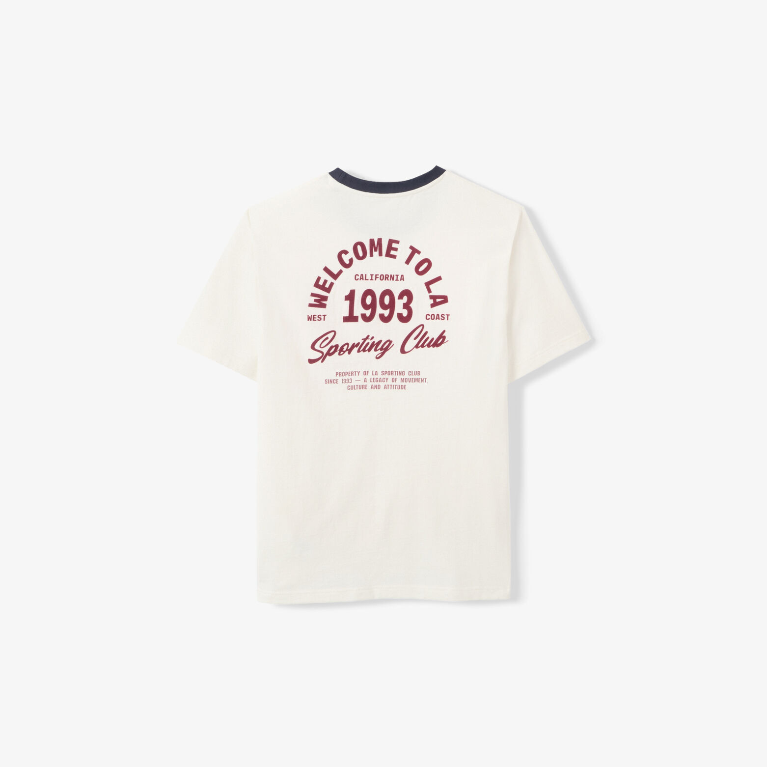 Tee shirt imprim&eacute; devant dos 100% coton