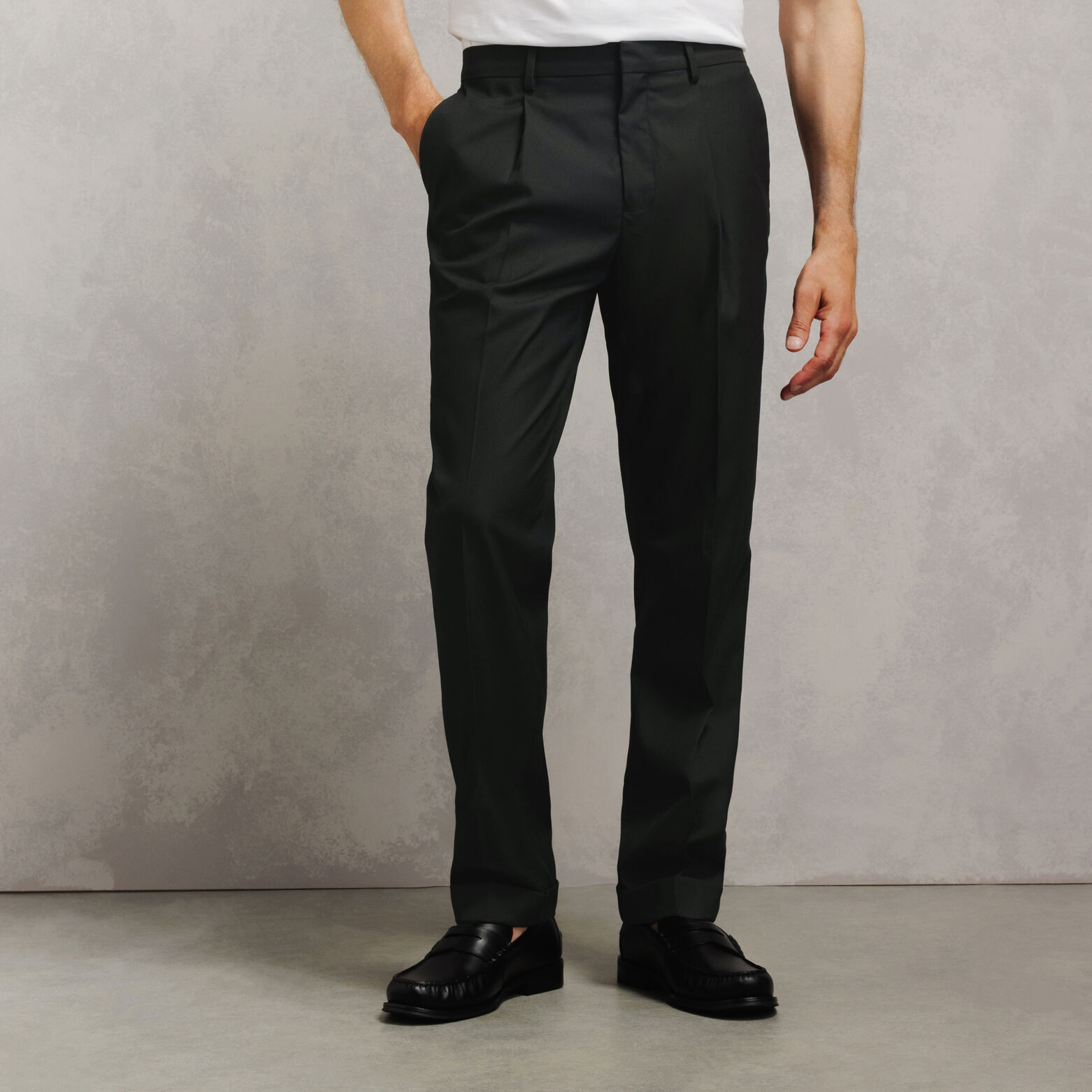 Pantalon confort tissage twill
