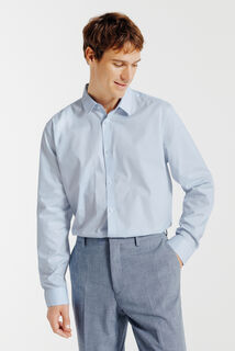 Regular fit effen hemd