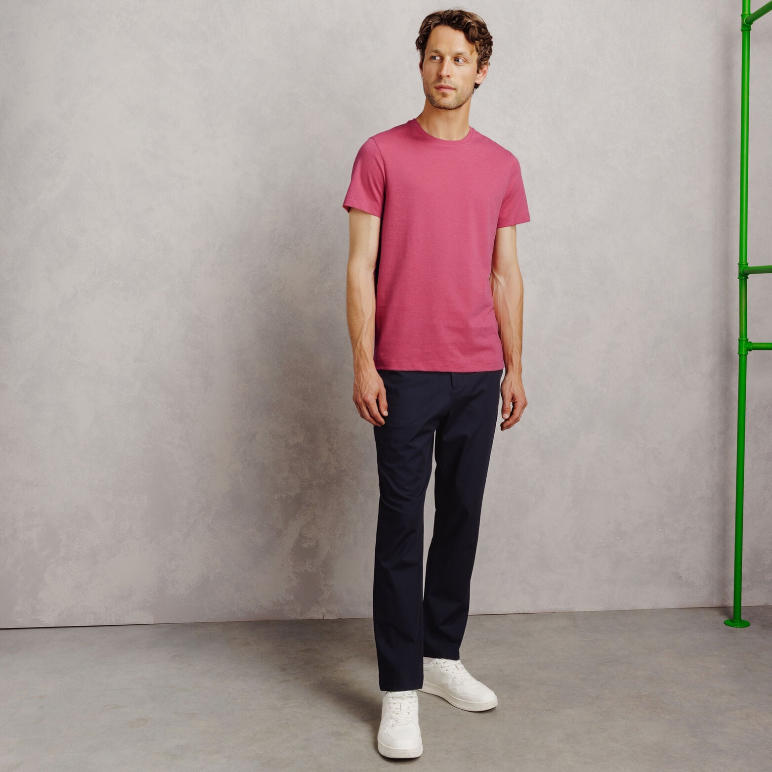Tee shirt col rond en coton