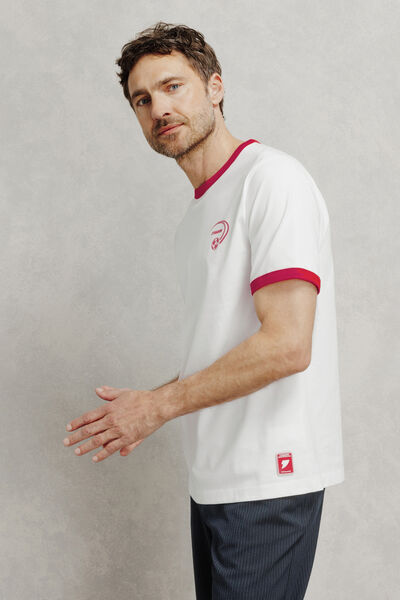 T-shirt met frontprint met L&iquest;&Eacute;quipe licentie