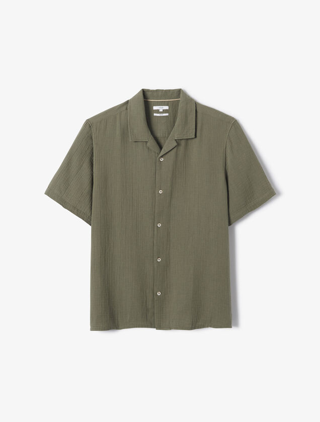 Regular effen hemdje in katoengaas