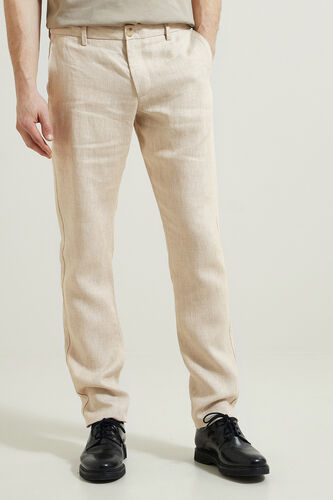 Pantalon en lin droit