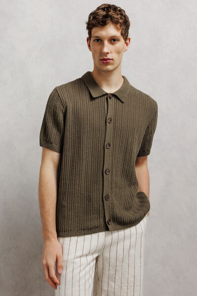 Pull Vert kaki