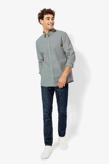 Chemise en coton rayée