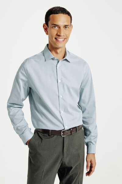 Chemise sans repassage ray&eacute;e slim