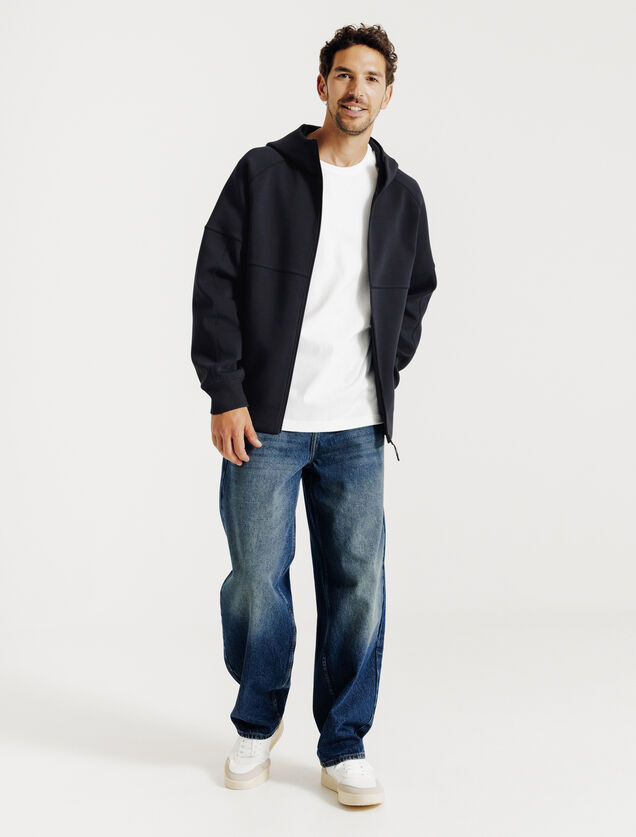 Veste capuche zipp&eacute;e