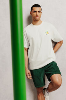 T-shirt met Limoncelloprint voor en achter