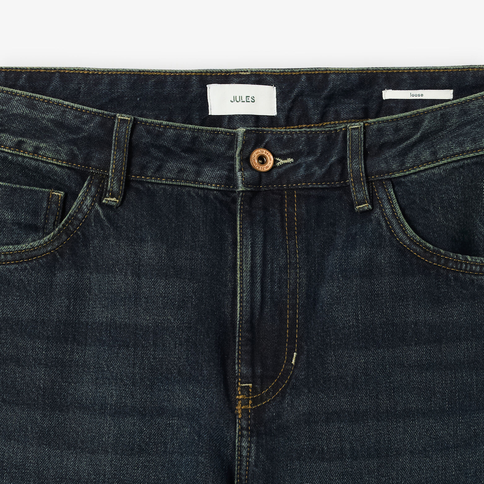 Gewassen loose jeans 3 lengtes