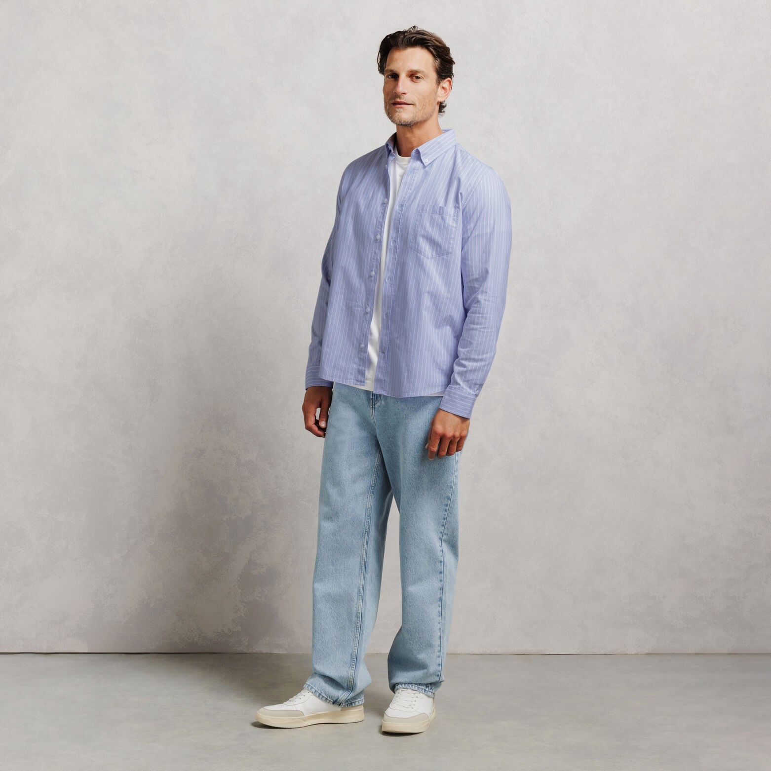 Chemise oxford ray&eacute;e "le parfait by JULES"