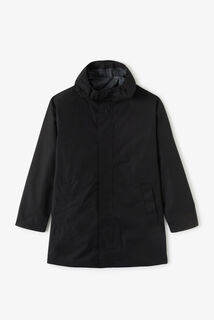 Parka longue waterproof &agrave; capuche