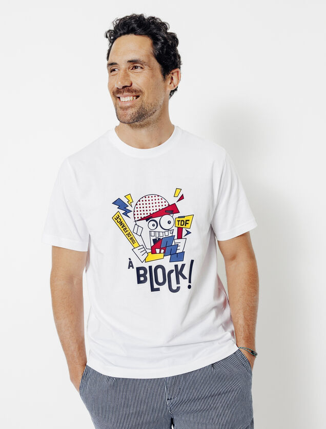 T-shirt met ronde hals, licentie Tour de France