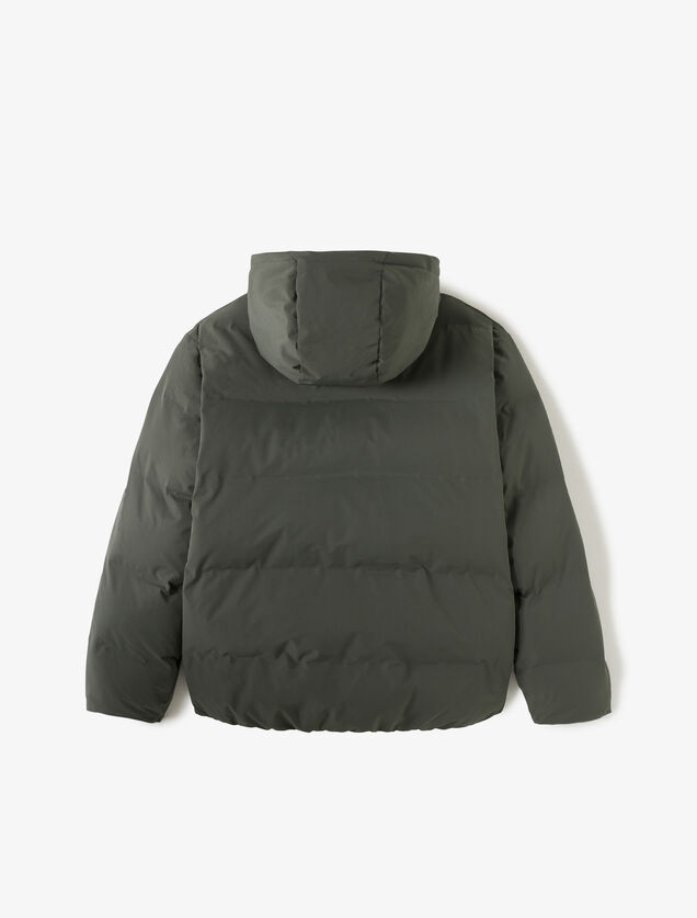 Doudoune zipp&eacute;e &agrave; capuche