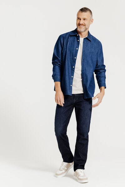 Pantalon Denim Bleu moyen