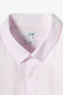 Chemise slim unie coton