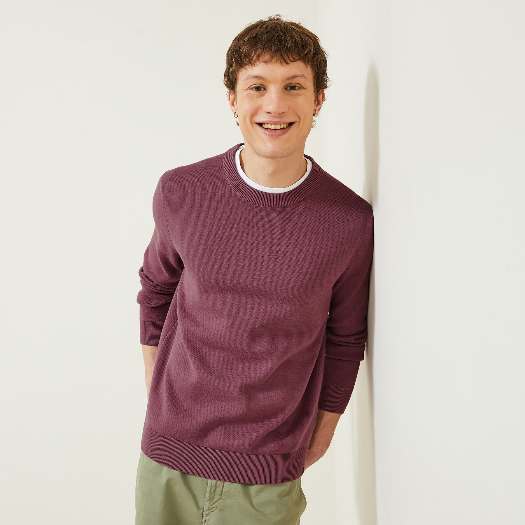 Pull rose fluo homme online