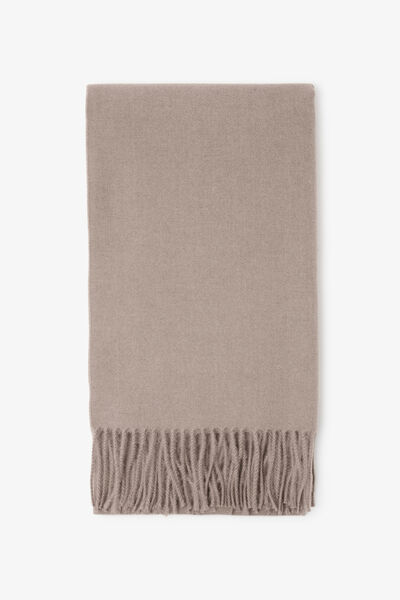 Echarpe unie touché doux