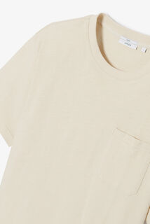 Tee shirt matière éponge col rond