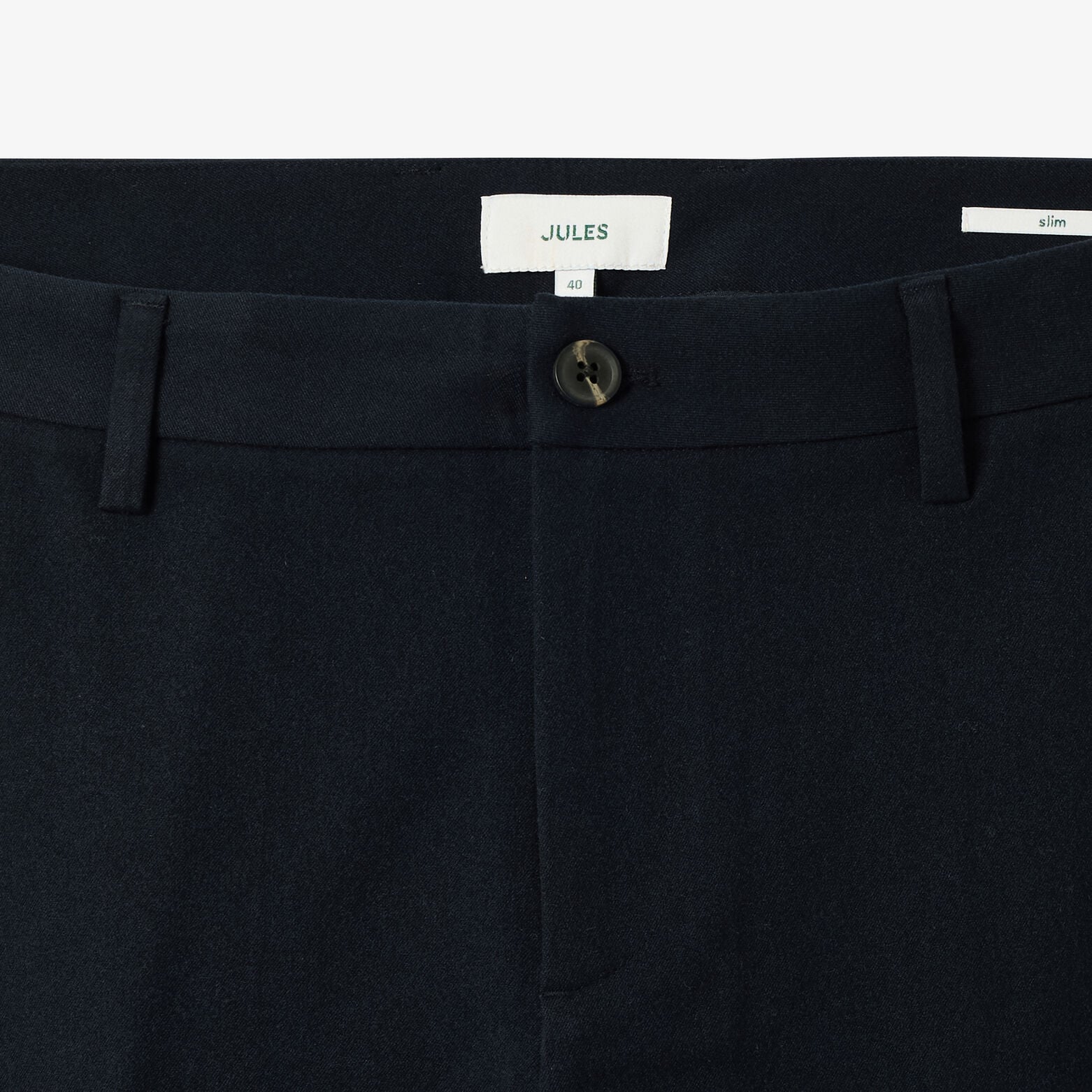 Pantalon chino slim en flanelle