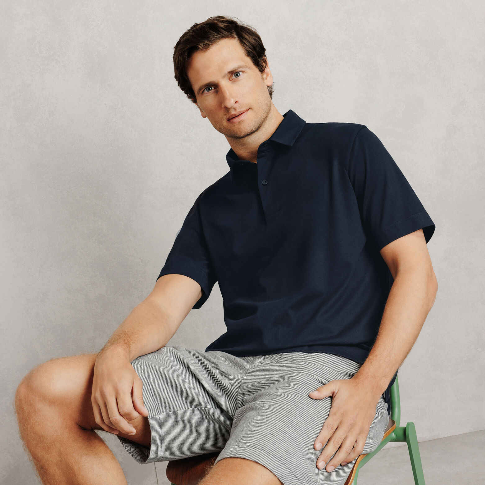 Polo jersey manches courtes
