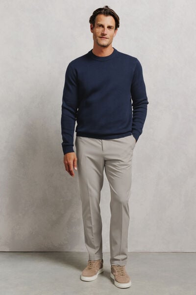 Pantalon tapered taille &eacute;lastiqu&eacute;e