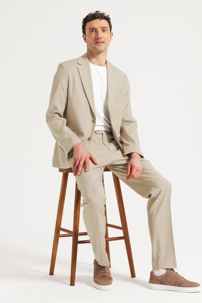 Veste de costume confort tissage twill