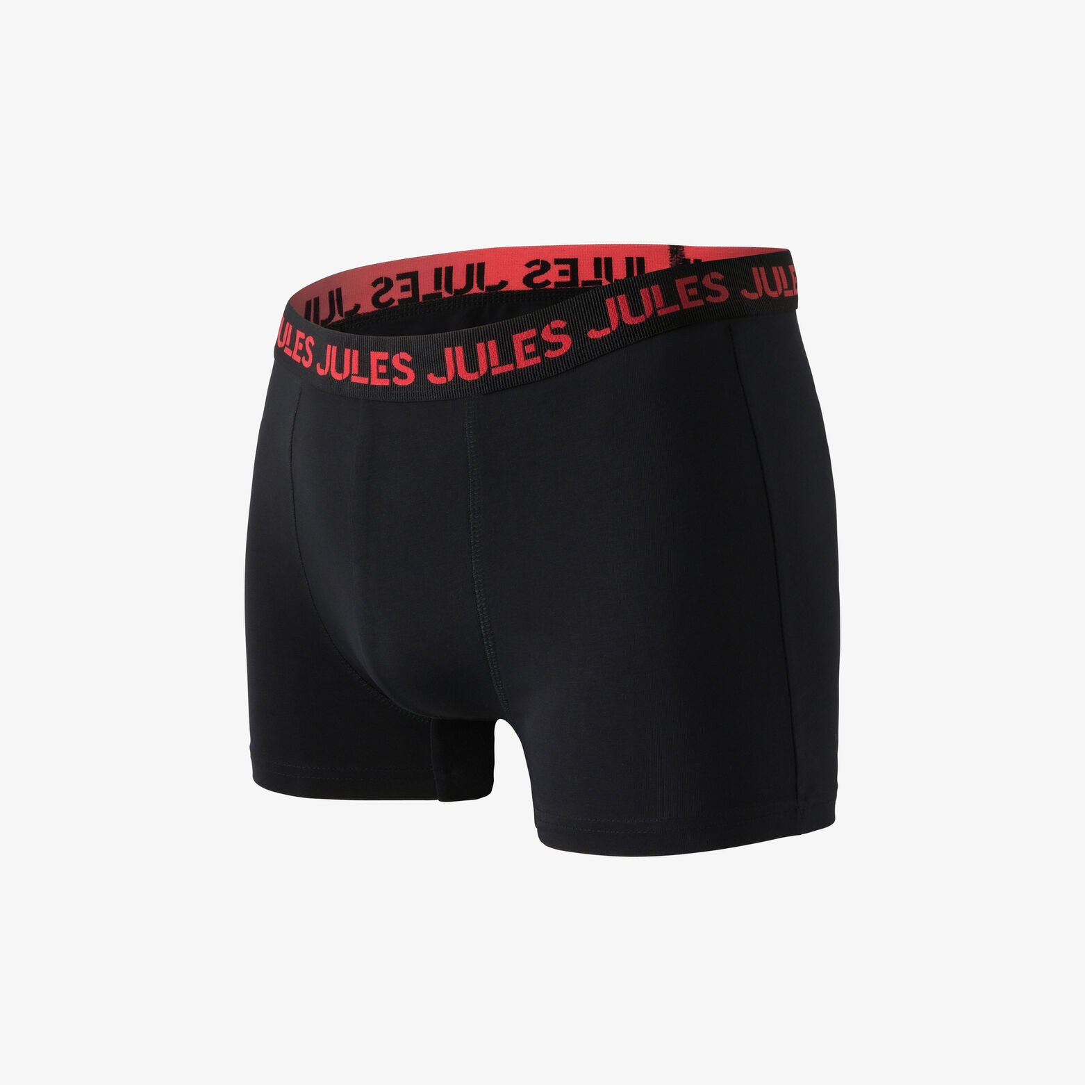 Boxer en coton avec ceinture color&eacute;e