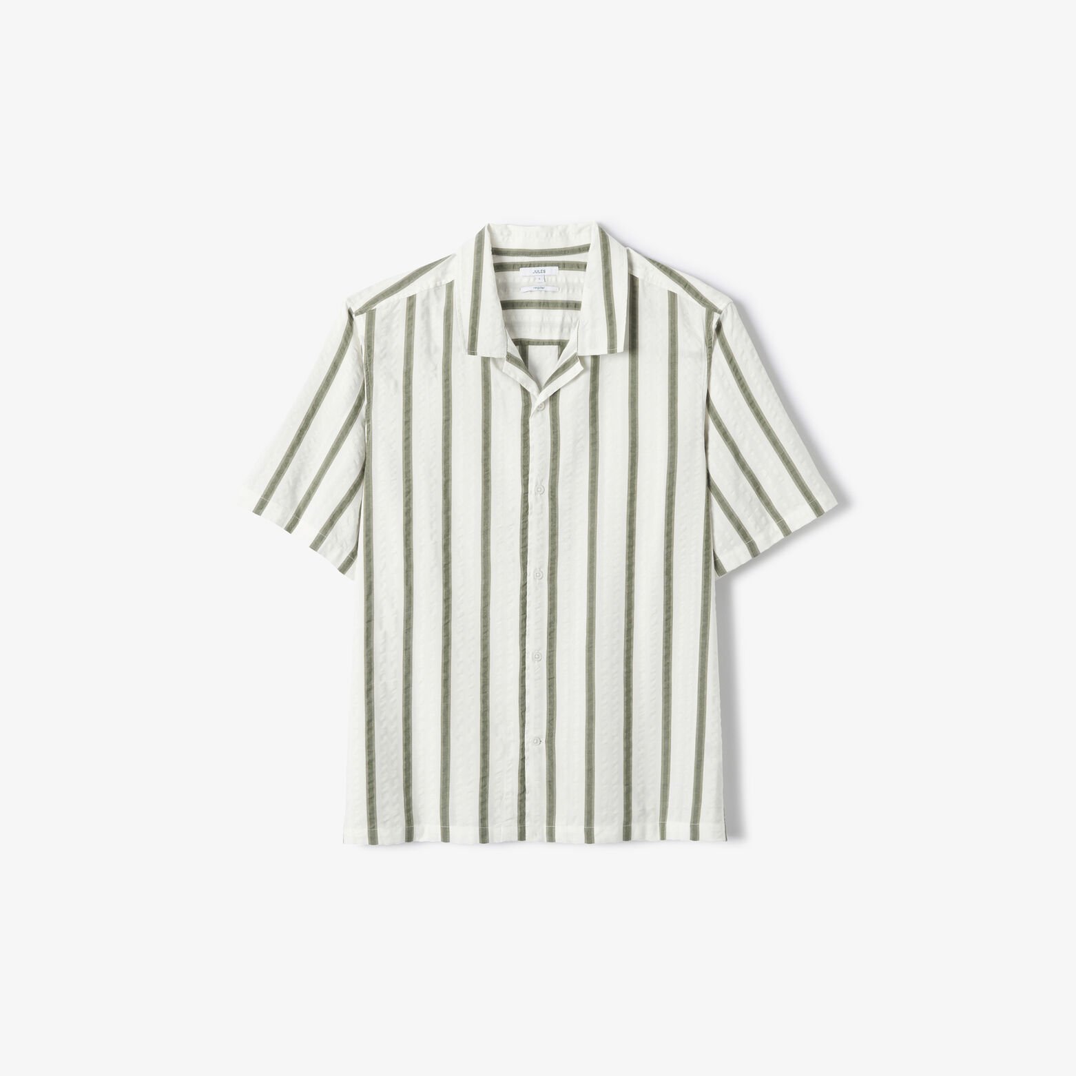 Gestreept hemdje in seersucker katoen