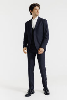 Pantalon de costume uni slim