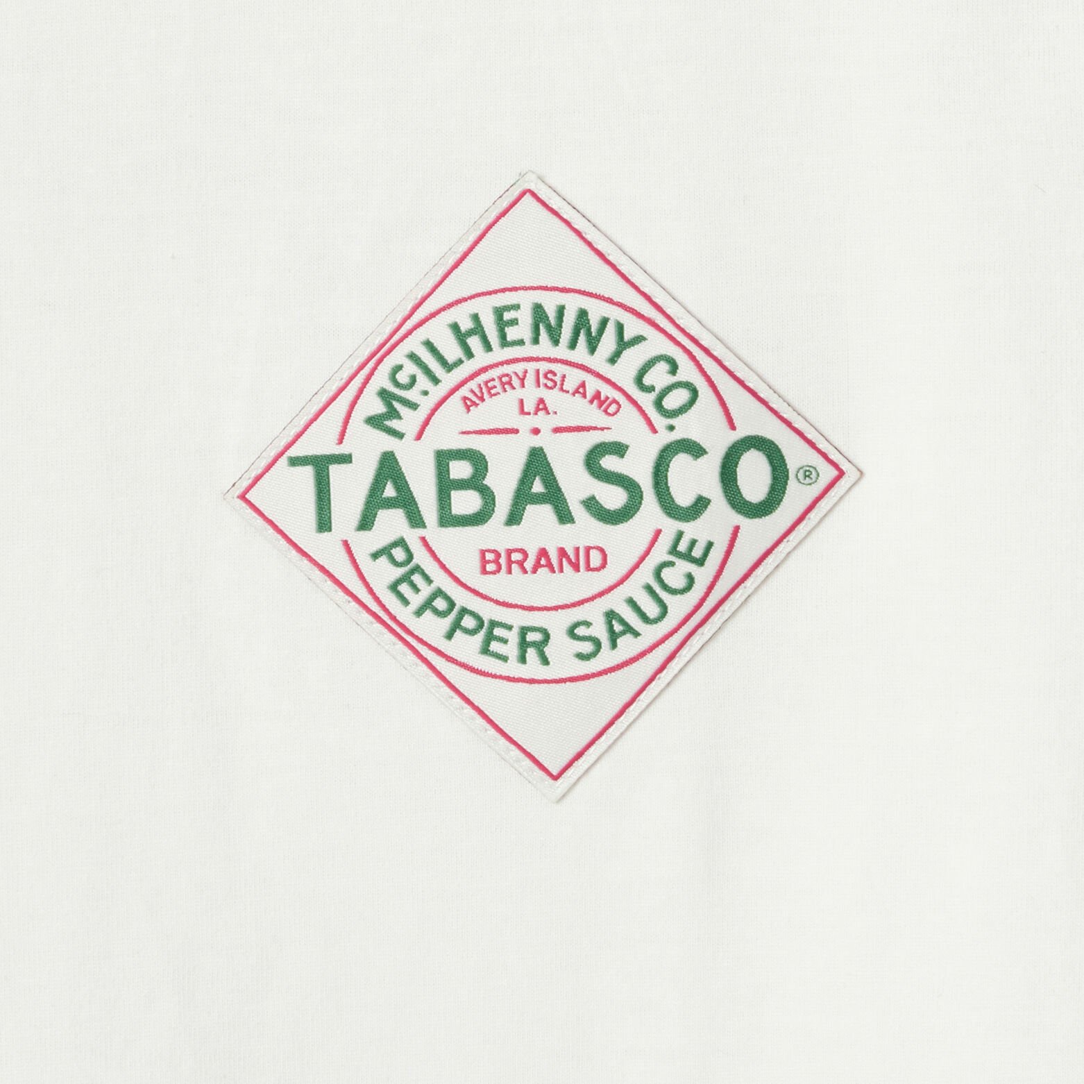 Tee shirt imprim&eacute; poitrine licence Tabasco