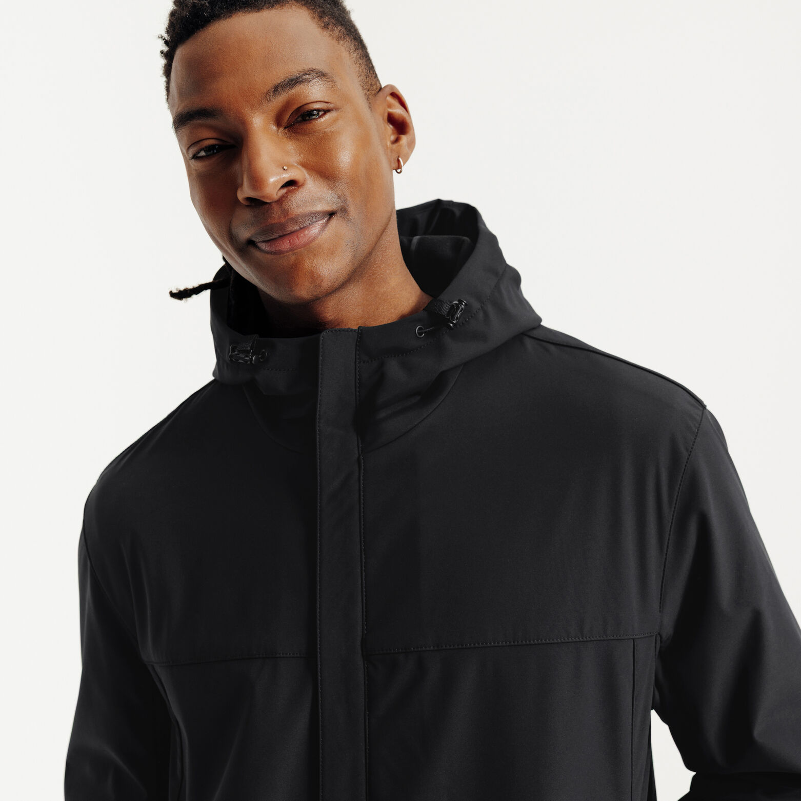 Blouson zipp&eacute; &agrave; capuche