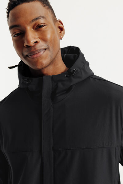 Blouson zipp&eacute; &agrave; capuche