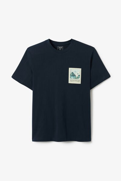 Tee shirt patch imprim&eacute; devant dos Japon
