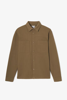 Surchemise en maille col chemise