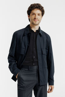 Extra slim fit polyamide elastaan overhemd