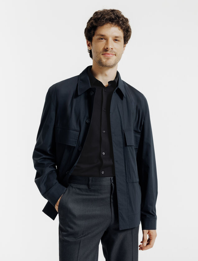 Extra slim fit polyamide elastaan overhemd