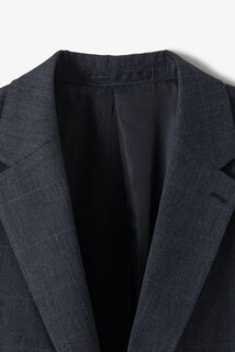 Geruite comfort kostuumvest