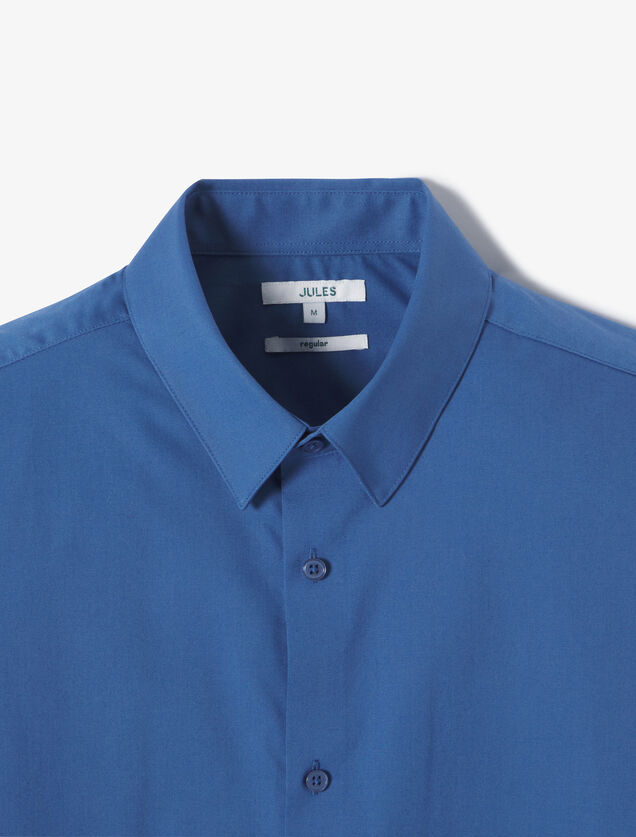 Regular fit effen hemd