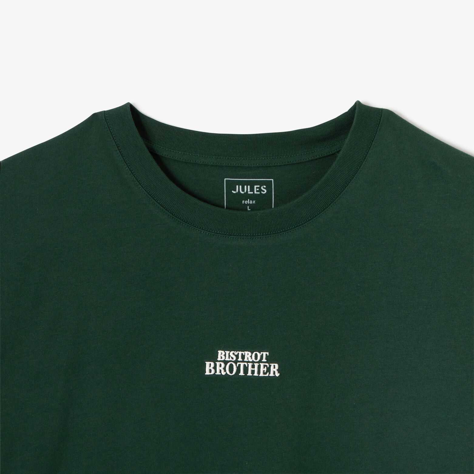 Tee shirt imprim&eacute; "Bistrot Brother" devant et dos