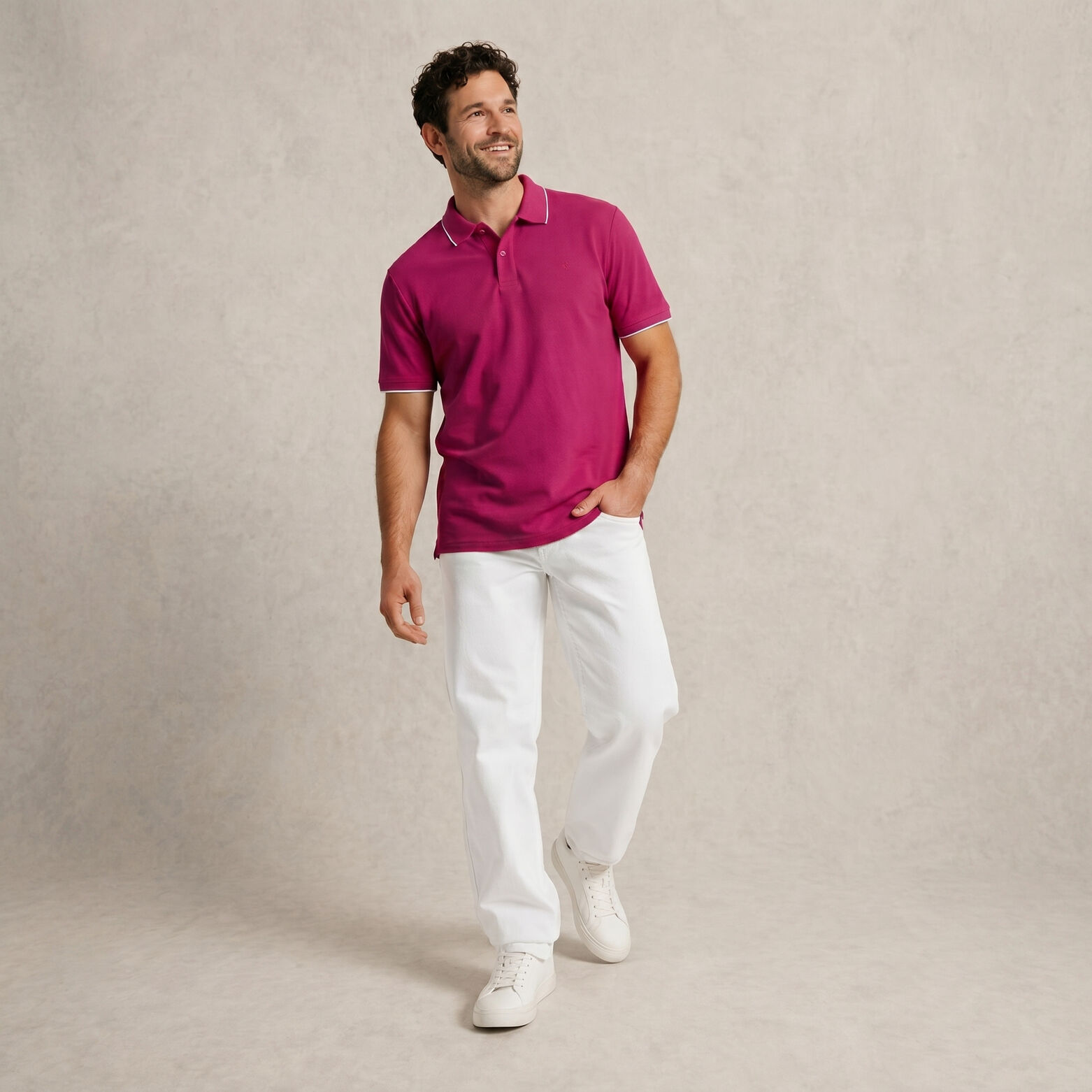 Polo manches courtes uni "le parfait by JULES"